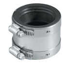 Proflex 2 In. x 2 In. PVC Shielded Coupling - Cast-Iron to Plastic, Steel, Extra-Heavy Cast Iron Image 1