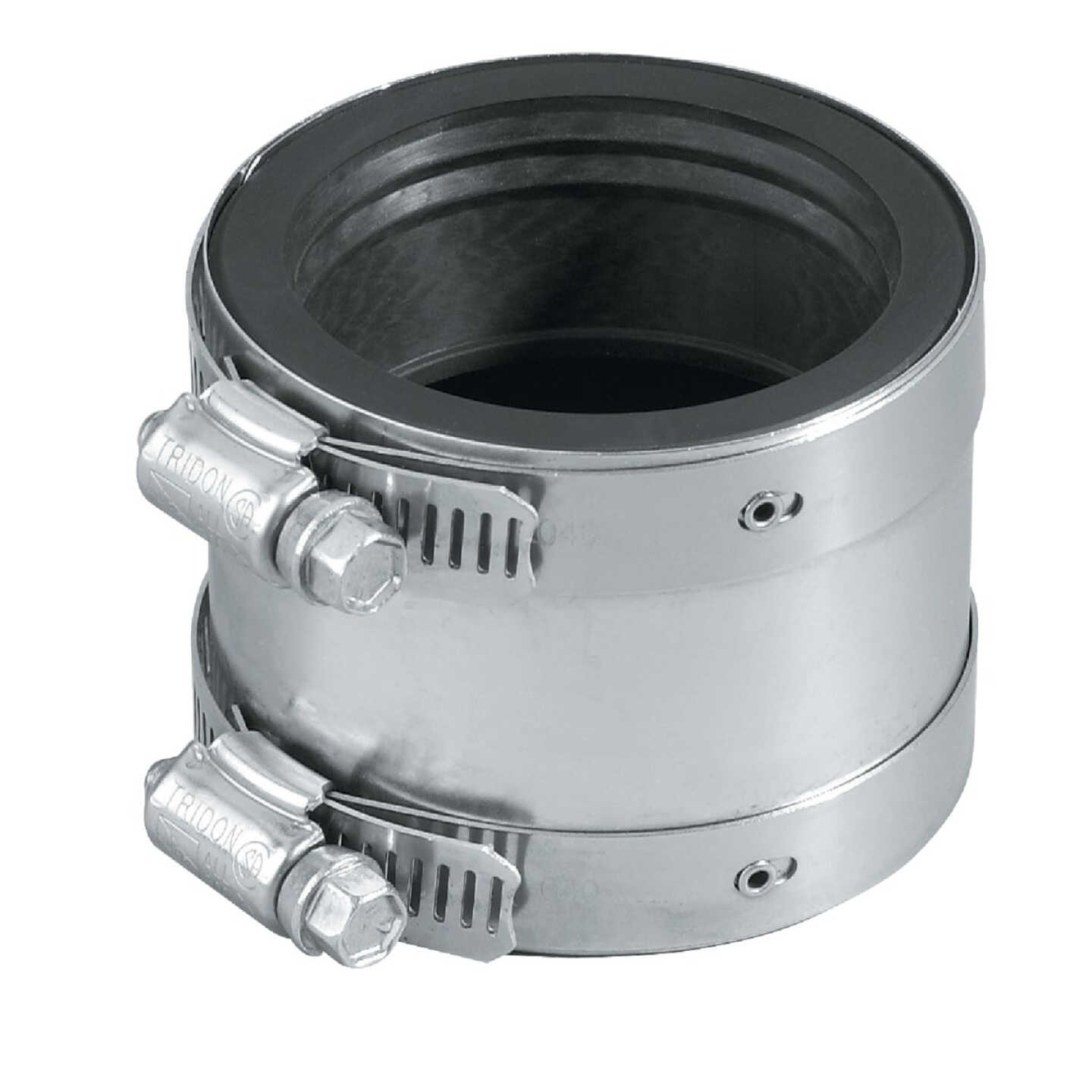 Proflex 2 In. x 2 In. PVC Shielded Coupling - Cast-Iron to Plastic, Steel, Extra-Heavy Cast Iron Image 1