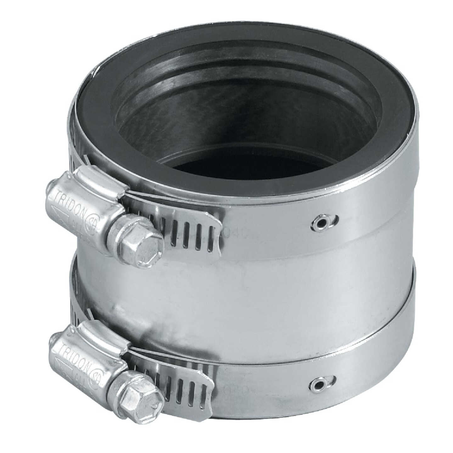 Proflex 3 In. x 3 In. PVC Shielded Coupling - Cast-Iron to Plastic, Steel, Extra-Heavy Cast Iron Image 1