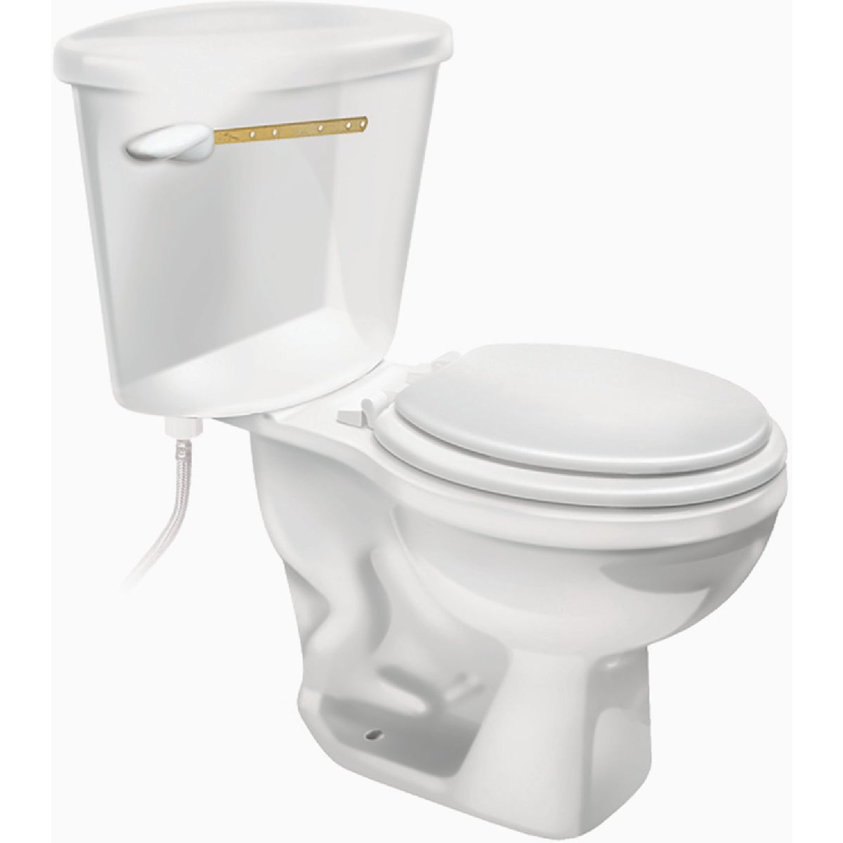 Fluidmaster Sure-Fit White Tank Lever with Metal Arm Image 2