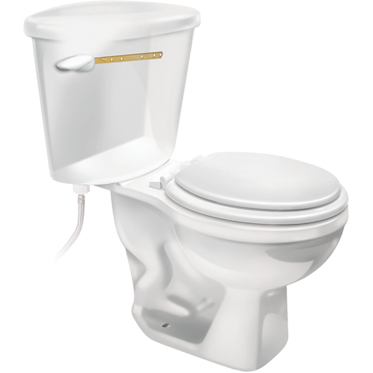 Fluidmaster Sure-Fit White Tank Lever with Metal Arm Image 6