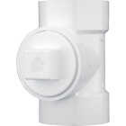 Charlotte Pipe 3 In. Test PVC Tee with Toe Saver Plug Image 1