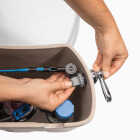 Fluidmaster Perfect Fit Premium Chrome Tank Lever with Plastic Telescoping Arm Image 2