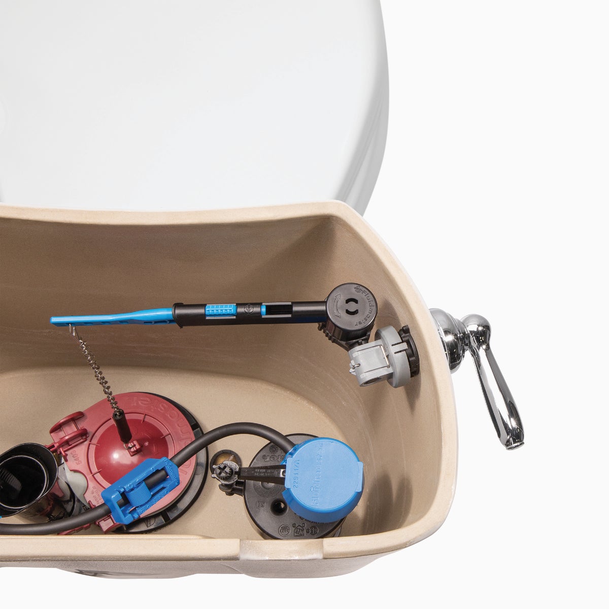 Fluidmaster Perfect Fit Premium Chrome Tank Lever with Plastic Telescoping Arm Image 3