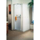 Mustee Durastall 32-5/8 In. W x 74-3/4 In. H x 32-5/8 In. D White Thermoplastic Shower Stall Image 2
