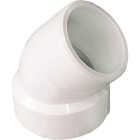IPEX 1-1/2 In. Schedule 40 45 Deg. DWV PVC Street Elbow (1/8 Bend) Image 1