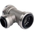 QuickFitting 1 In. x 1 In. x 3/4 In. Push-to-Connect Stainless Steel Reducing Tee Image 5
