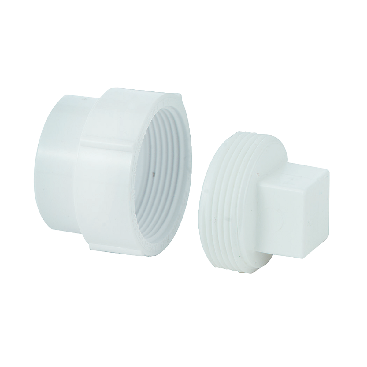 Charlotte Pipe 1-1/2 In. SPG x 1-1/2 In. FIP Schedule 40 DWV PVC Cleanout with Threaded Plug