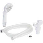 Home Impressions 2-Spray 1.8 GPM Handheld Shower Head, White Image 3