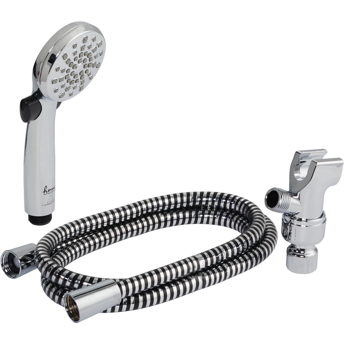 Home Impressions 2-Spray 1.8 GPM Handheld Shower Head, Chrome Image 3