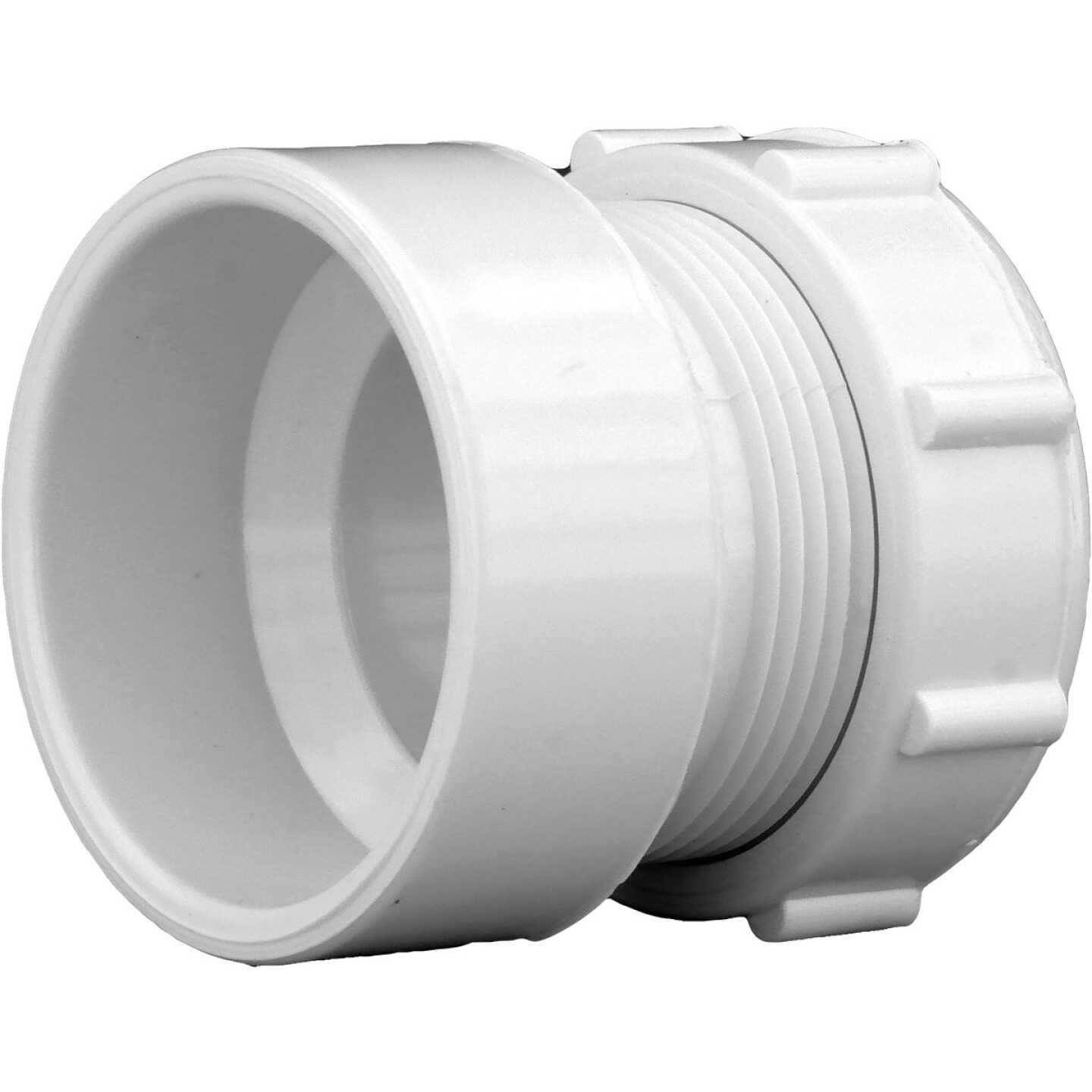 Charlotte Pipe 1-1/2 In. x 1-1/2 In. or 1-1/4 In. Hub x Tubular PVC Waste Adapter Image 1