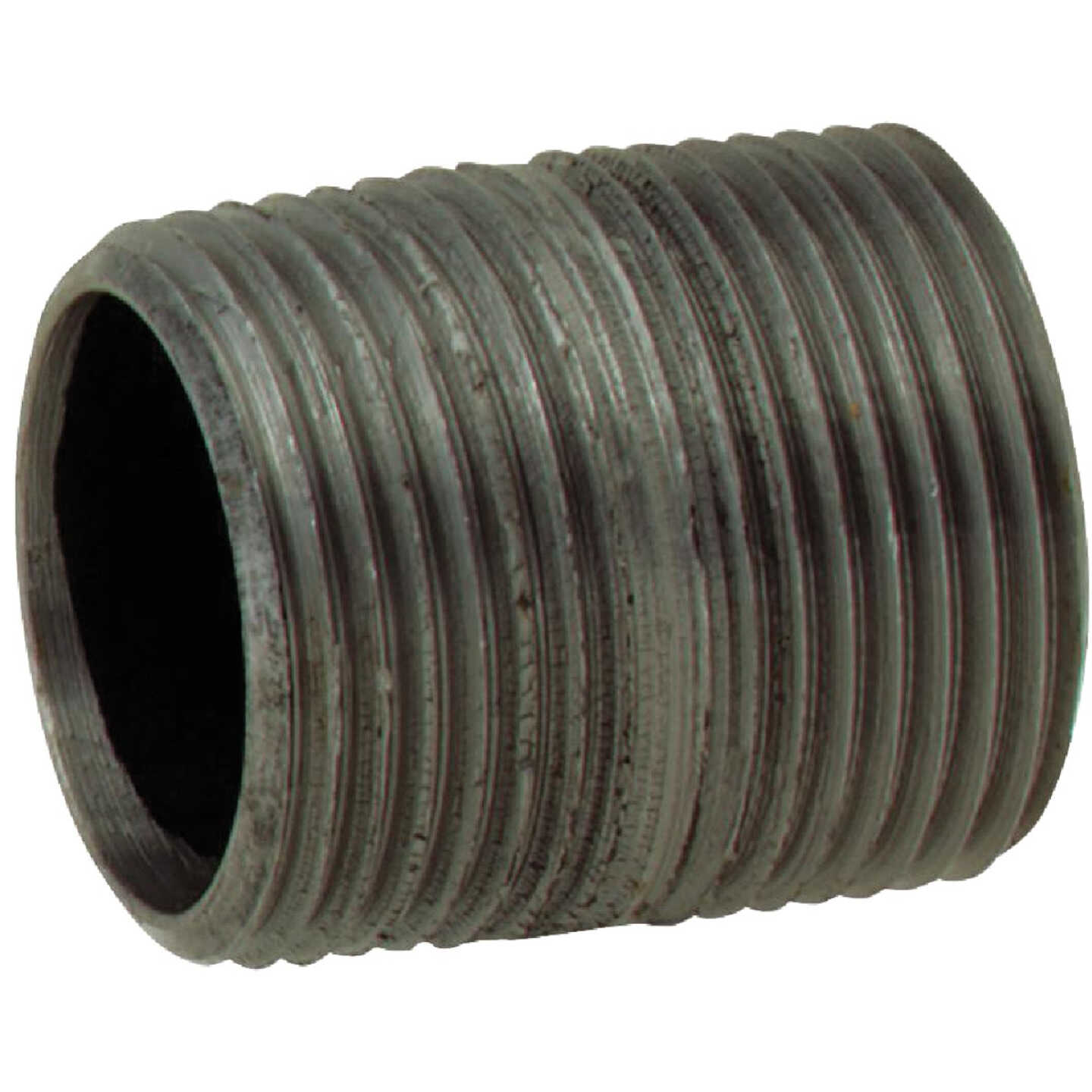 Anvil 1/2 In. x Close Schedule 40 Steel Black Iron Nipple Image 1