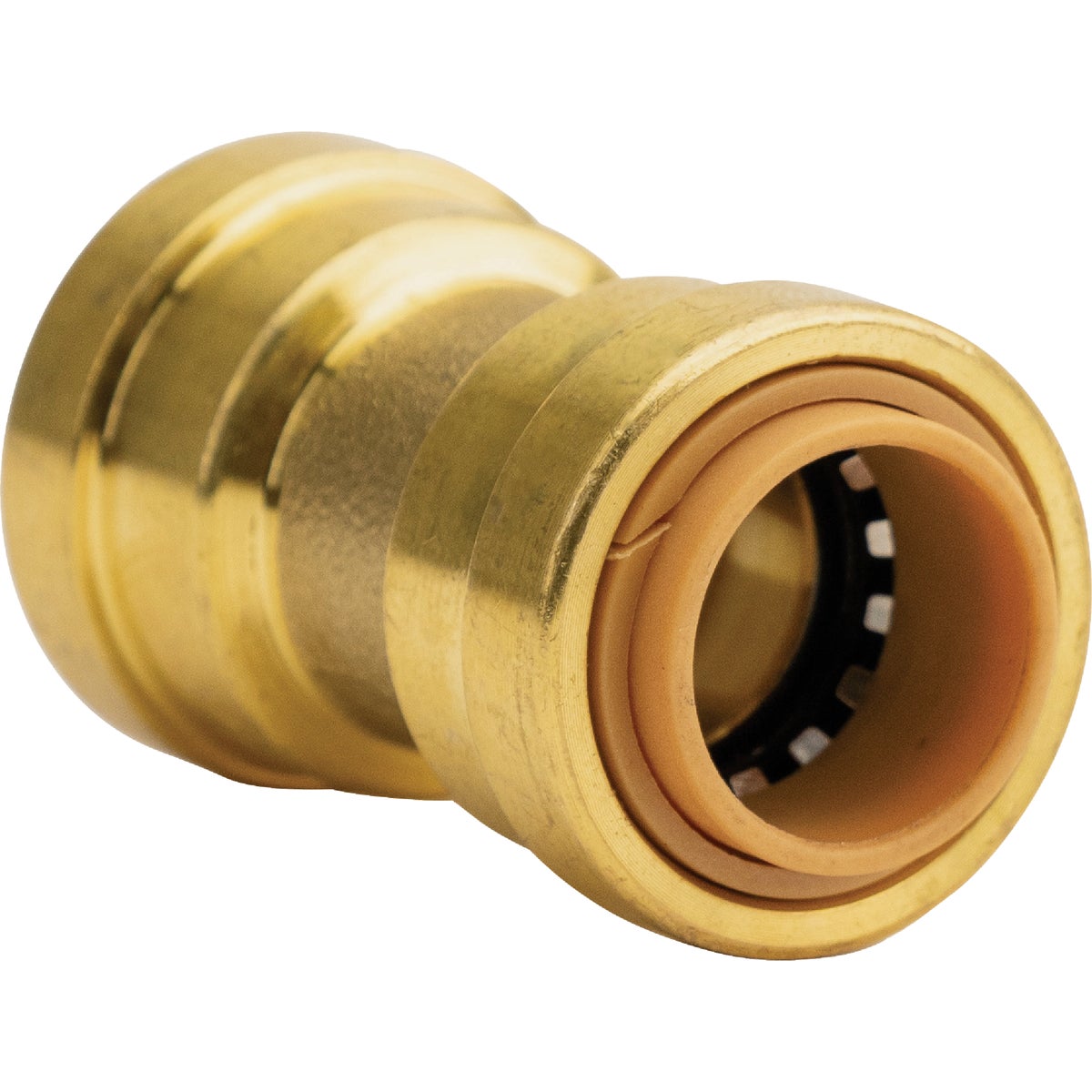 QuickFitting 1/2 In. Push-to-Connect Brass Straight Coupling Image 1