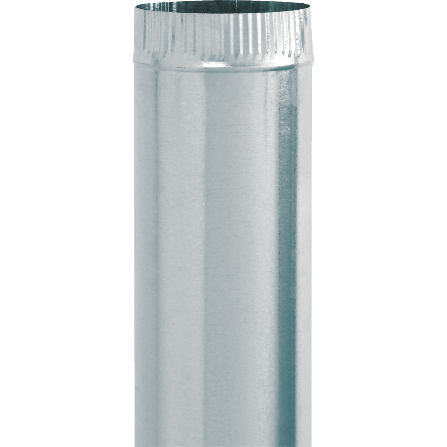 Imperial 30 Ga. 4 In. x 60 In. Galvanized Furnace Pipe Image 1