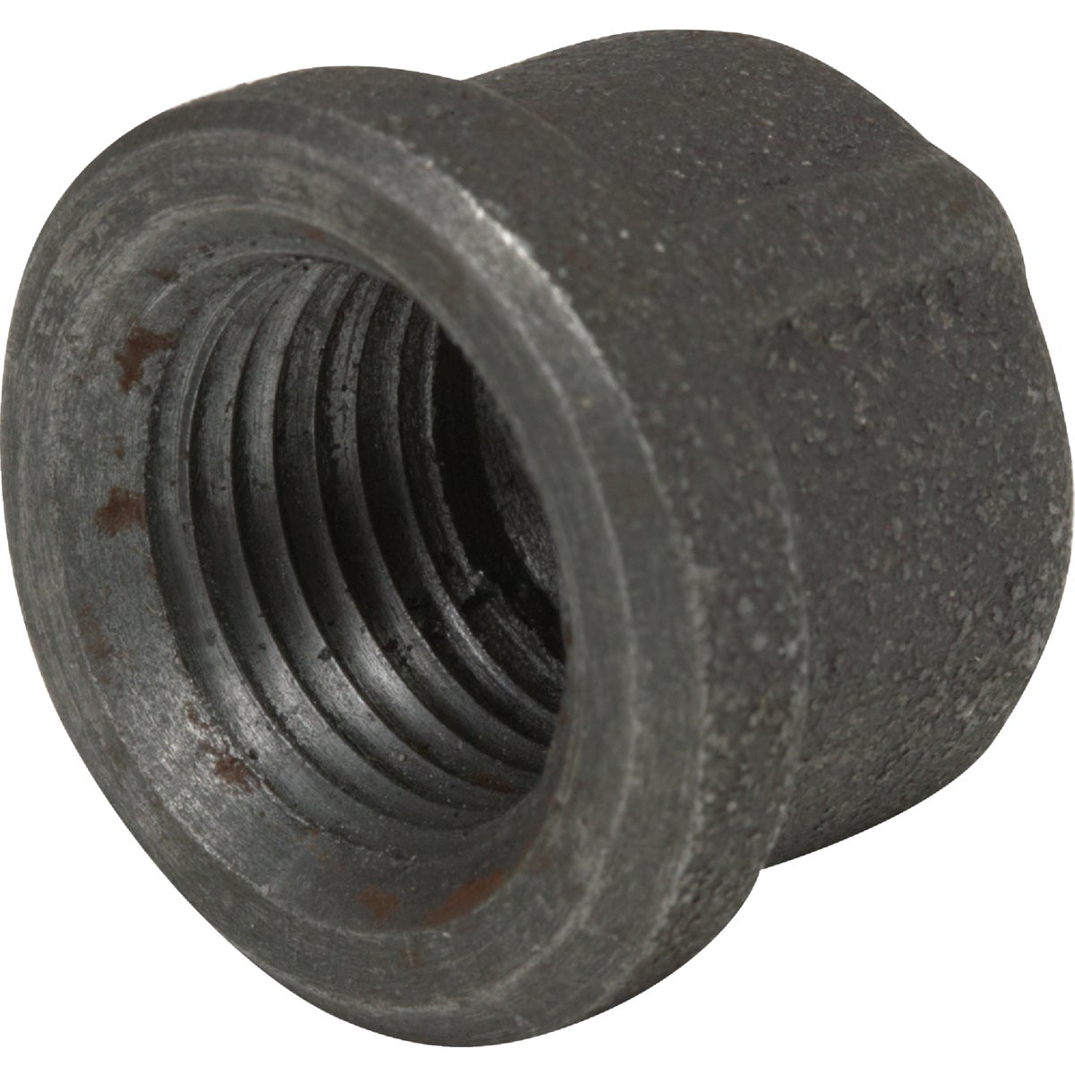 Anvil 1 In. Malleable Black Iron Cap Image 1
