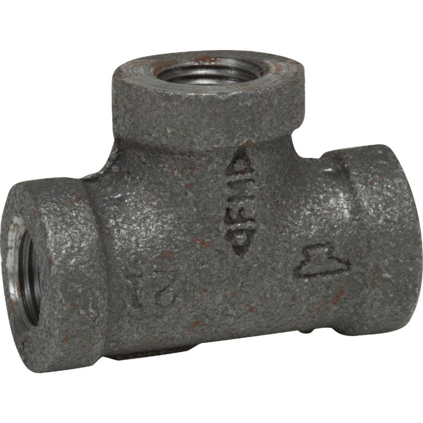 Anvil 1/8 In. Standard Malleable Black Iron Tee Image 1