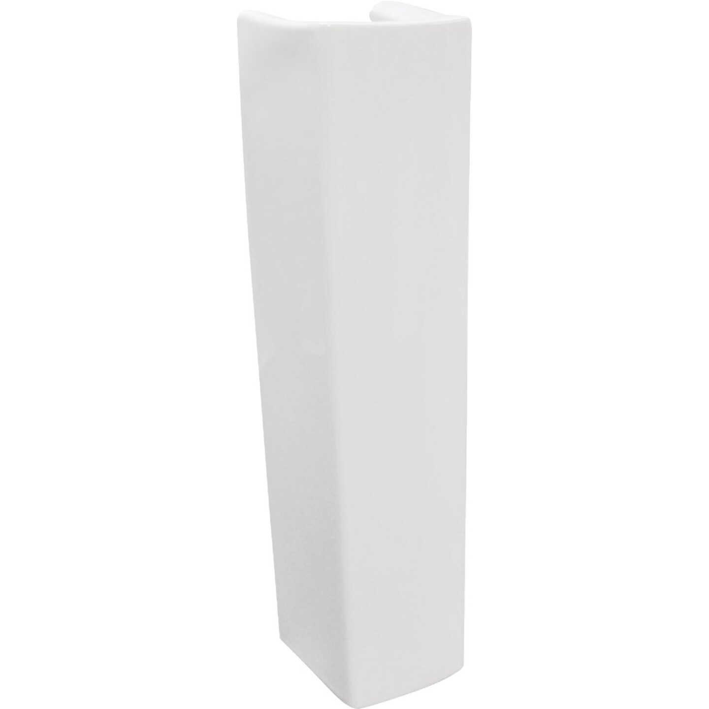 Compass Manufacturing LEHI White Vitreous China Pedestal Sink Base Image 1