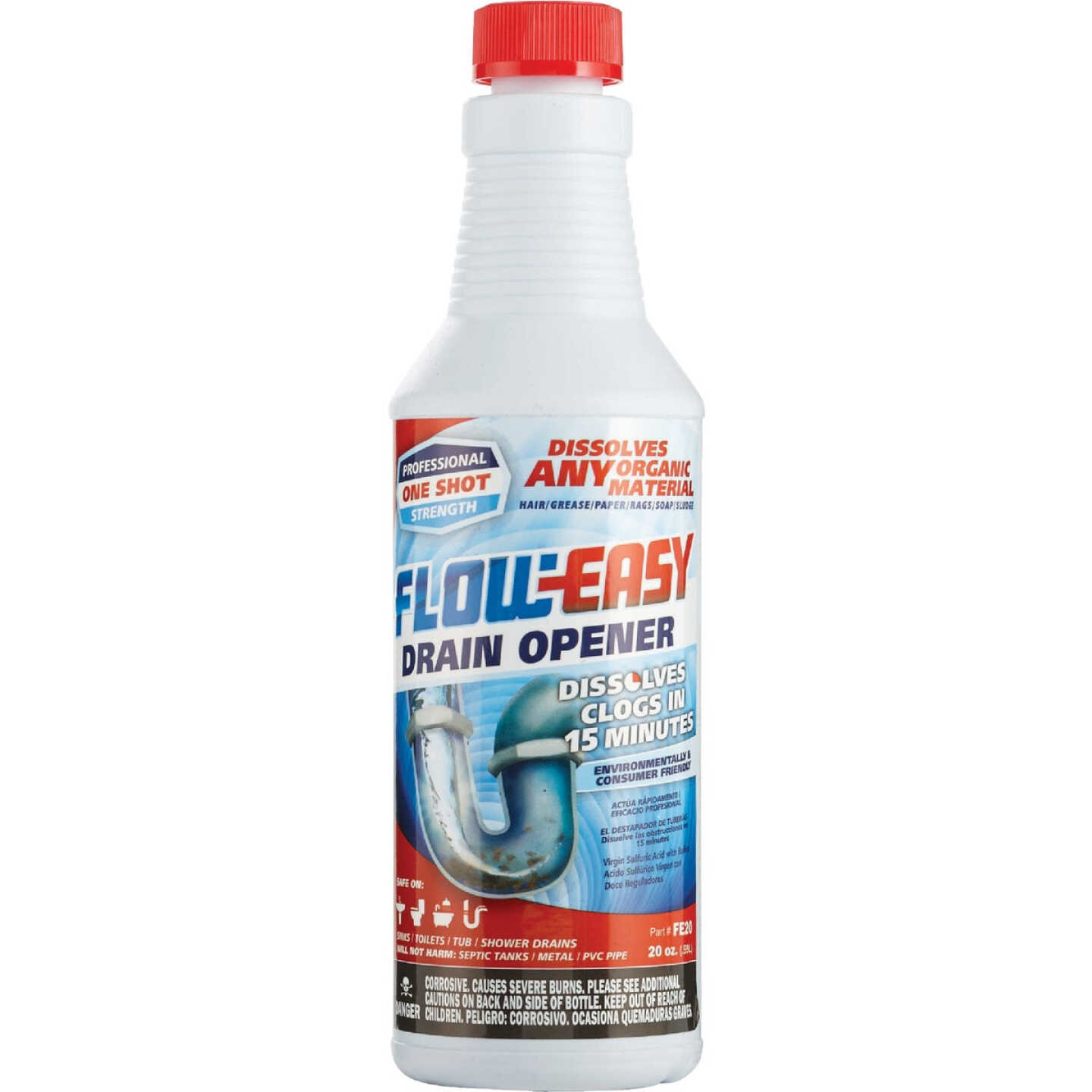 Flow-Easy 20 Oz. Liquid Drain Opener Image 1