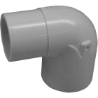 Charlotte Pipe 2 In. Slip x Spigot Schedule 40 90 Deg. Street PVC Elbow (1/4 Bend) Image 1