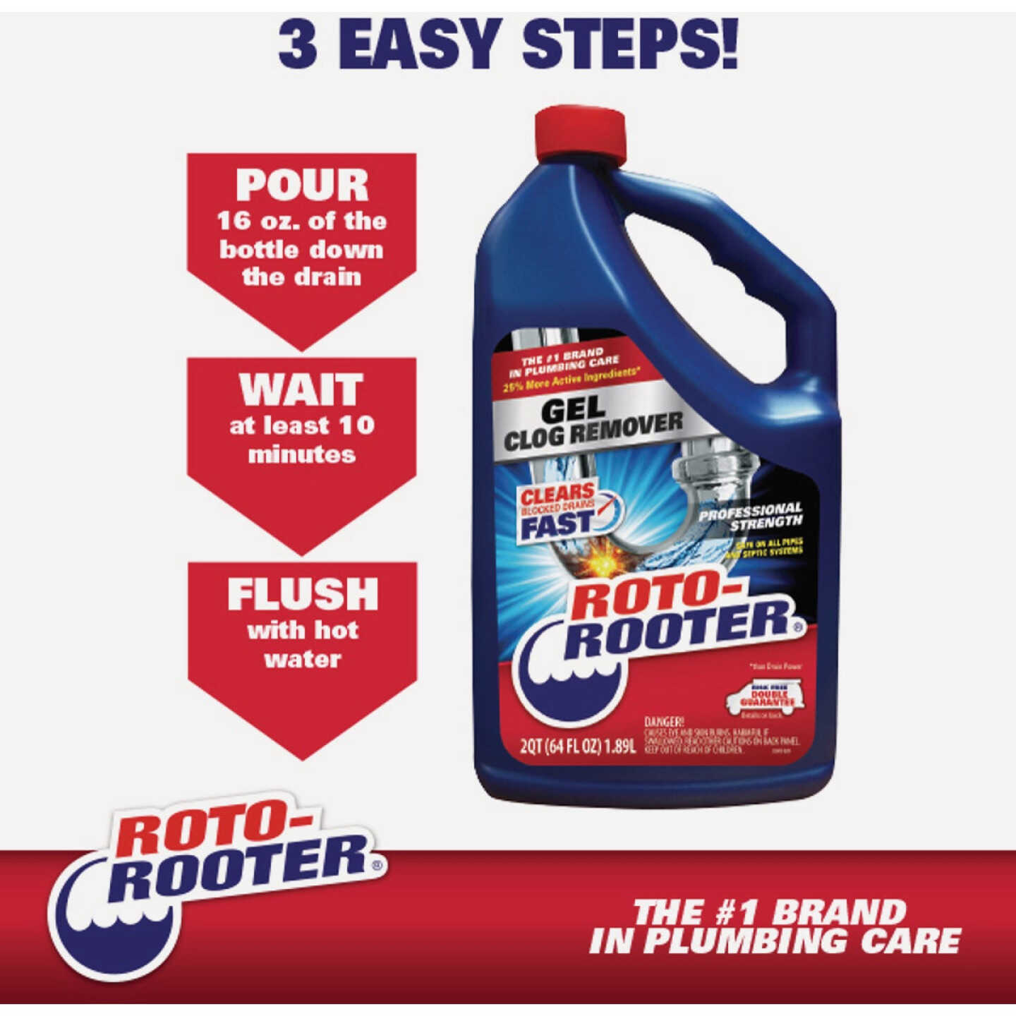 Roto-Rooter 80 Oz. Gel Clog Remover Image 6