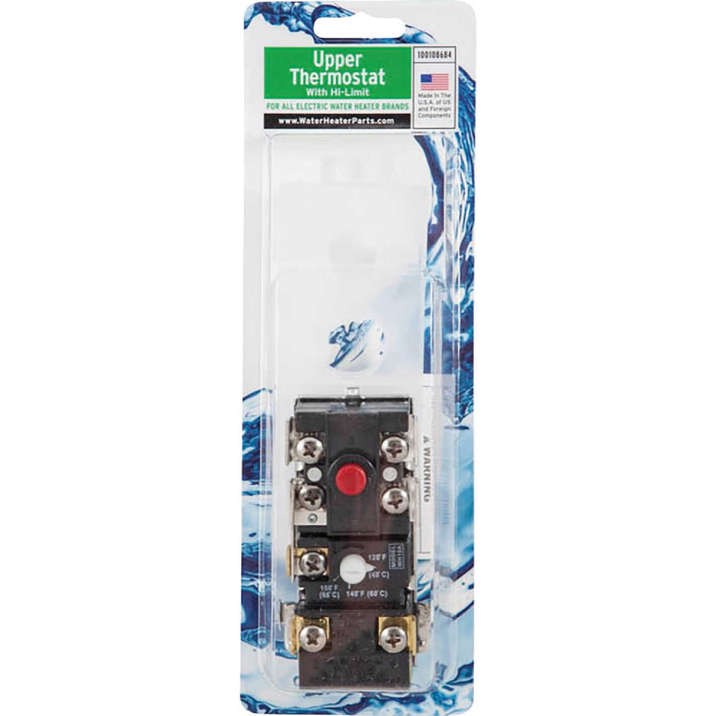 Reliance (WH10-A) Upper Electric Water Heater Thermostat For 2-Element Models Image 1