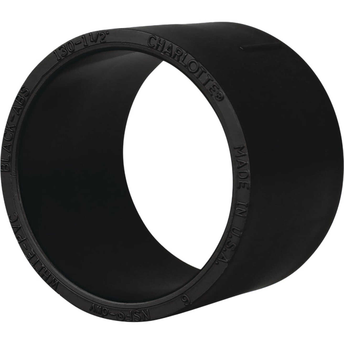 Charlotte Pipe 1-1/2 In. No Stop Hub x Hub Repair ABS Coupling Image 1