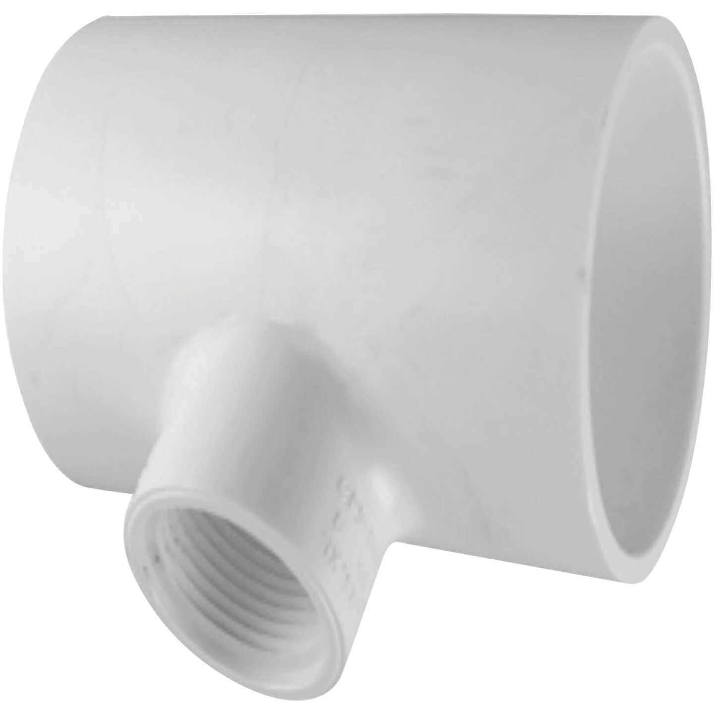 Charlotte Pipe 2 In. Solvent Weld x 3/4 In. FIP Schedule 40 PVC Tee Image 1