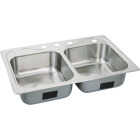 Sterling Southhaven Double Bowl 33 In. x 22 In. x 7 In. Deep Stainless Steel Kitchen Sink Image 1