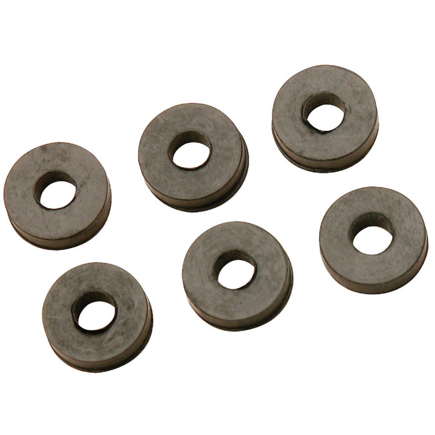 Do it Best 5/8 In. Black Flat Faucet Washer (6 Ct.) Image 1