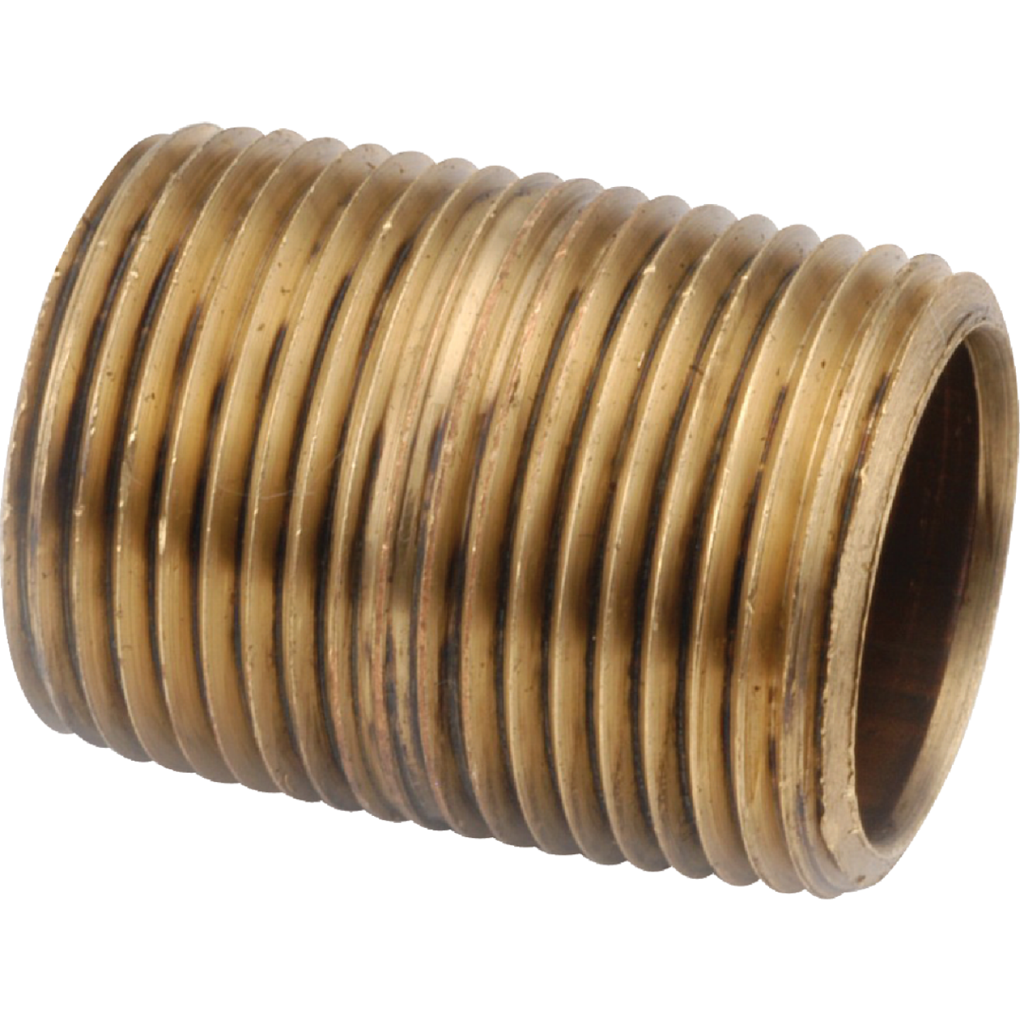 Anderson Metals 1/8 In. x Close Red Brass Nipple Image 1