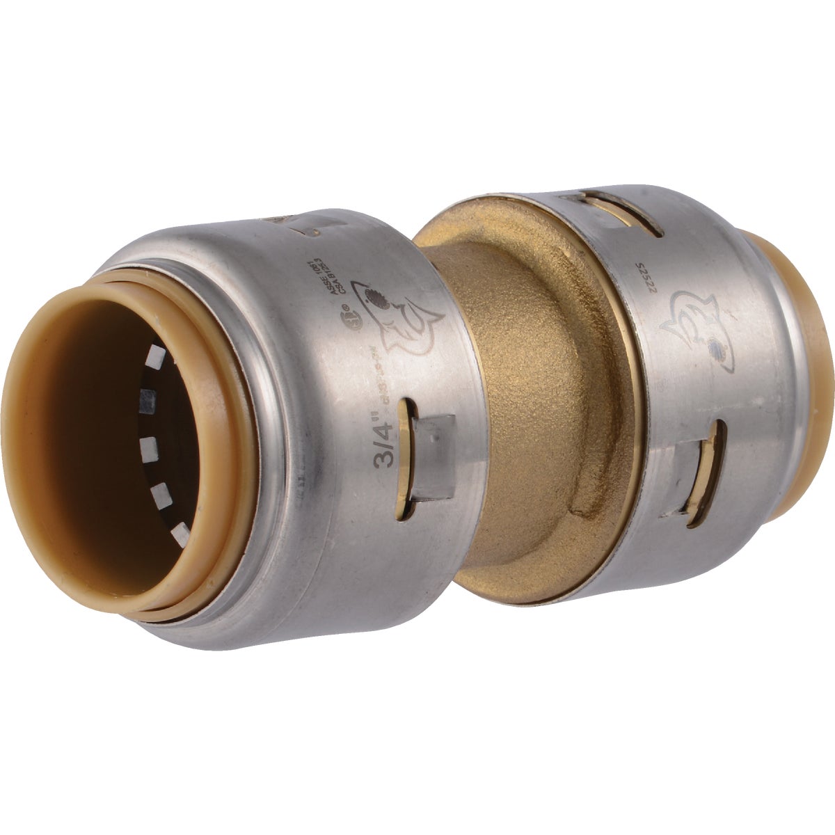 SharkBite 3/4 In. Push-to-Connect Straight Brass Coupling (4-Pack) Image 8