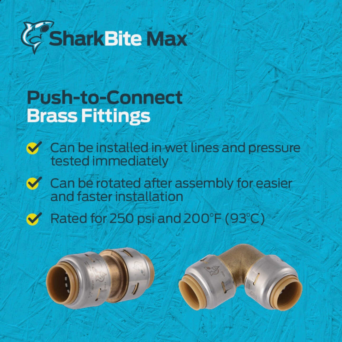 SharkBite 3/4 In. Push-to-Connect Straight Brass Coupling (4-Pack) Image 5