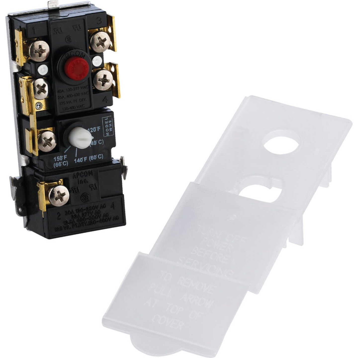 Reliance (WH9-6) Single Element Water Heater Thermostat with E.C.O. Image 1