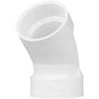 Charlotte Pipe 1-1/2 In. Schedule 40 45 Deg. Sanitary DWV PVC Elbow (1/8 Bend) Image 1