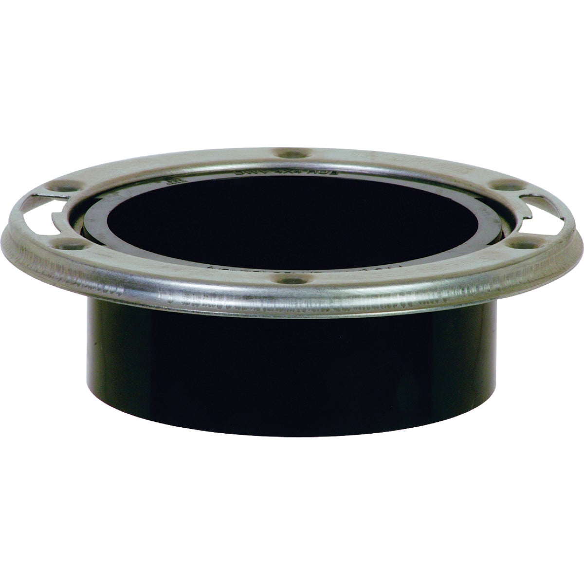 Sioux Chief 3 In. Hub/Inside 4 In. ABS Open Toilet Flange with SS Swivel Ring