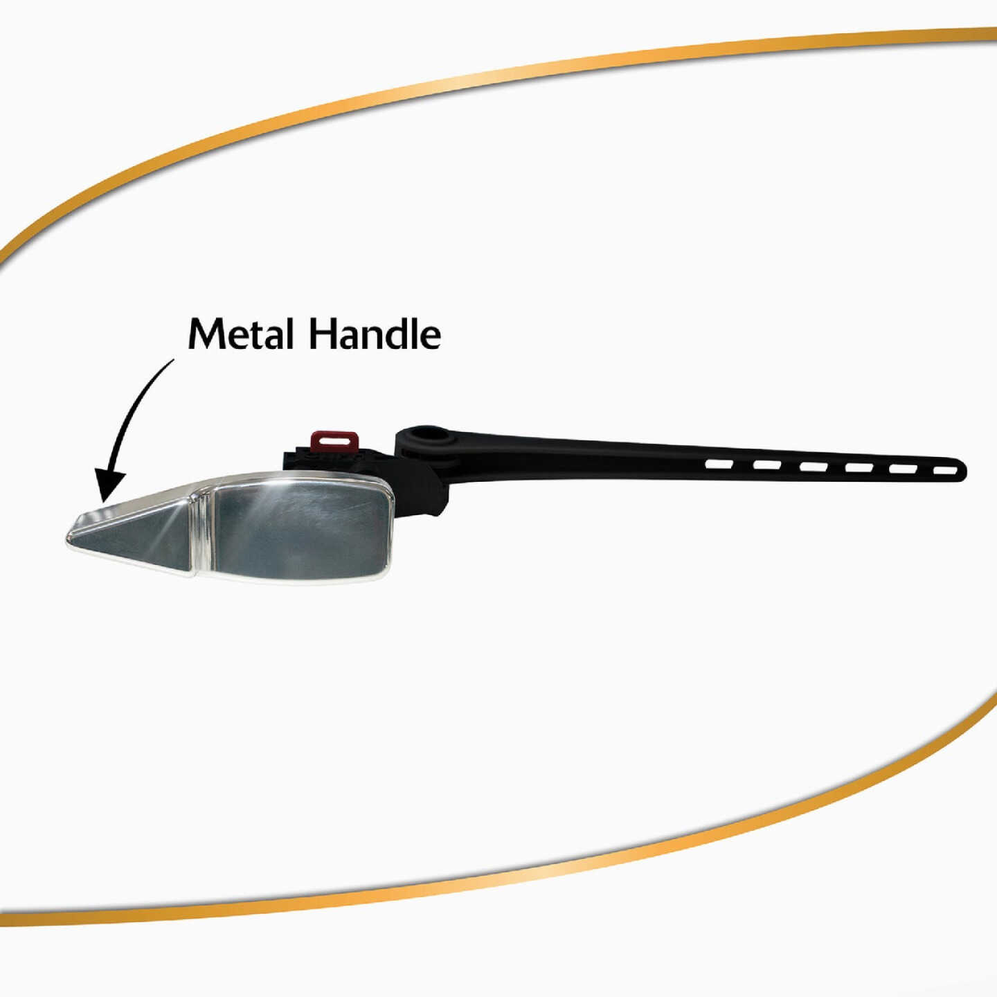 Korky StrongARM Front-Mount Chrome Tank Lever for Mansfield & Other Front-Mount Toilets Image 2