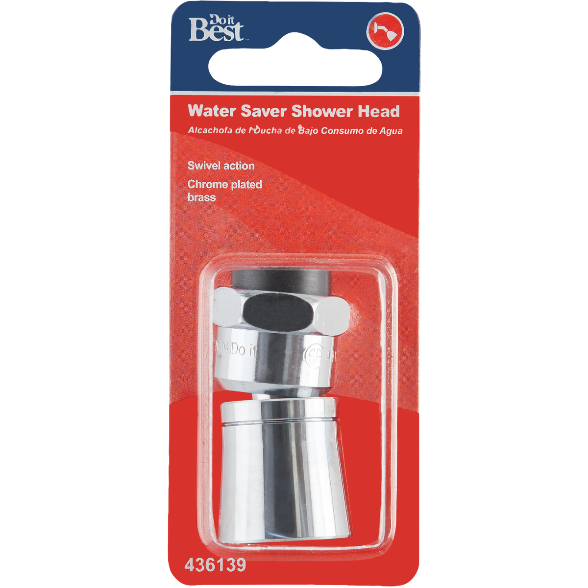 Do it Penny Pincher 1-Spray 2.5 GPM Fixed Shower Head, Chrome Image 2