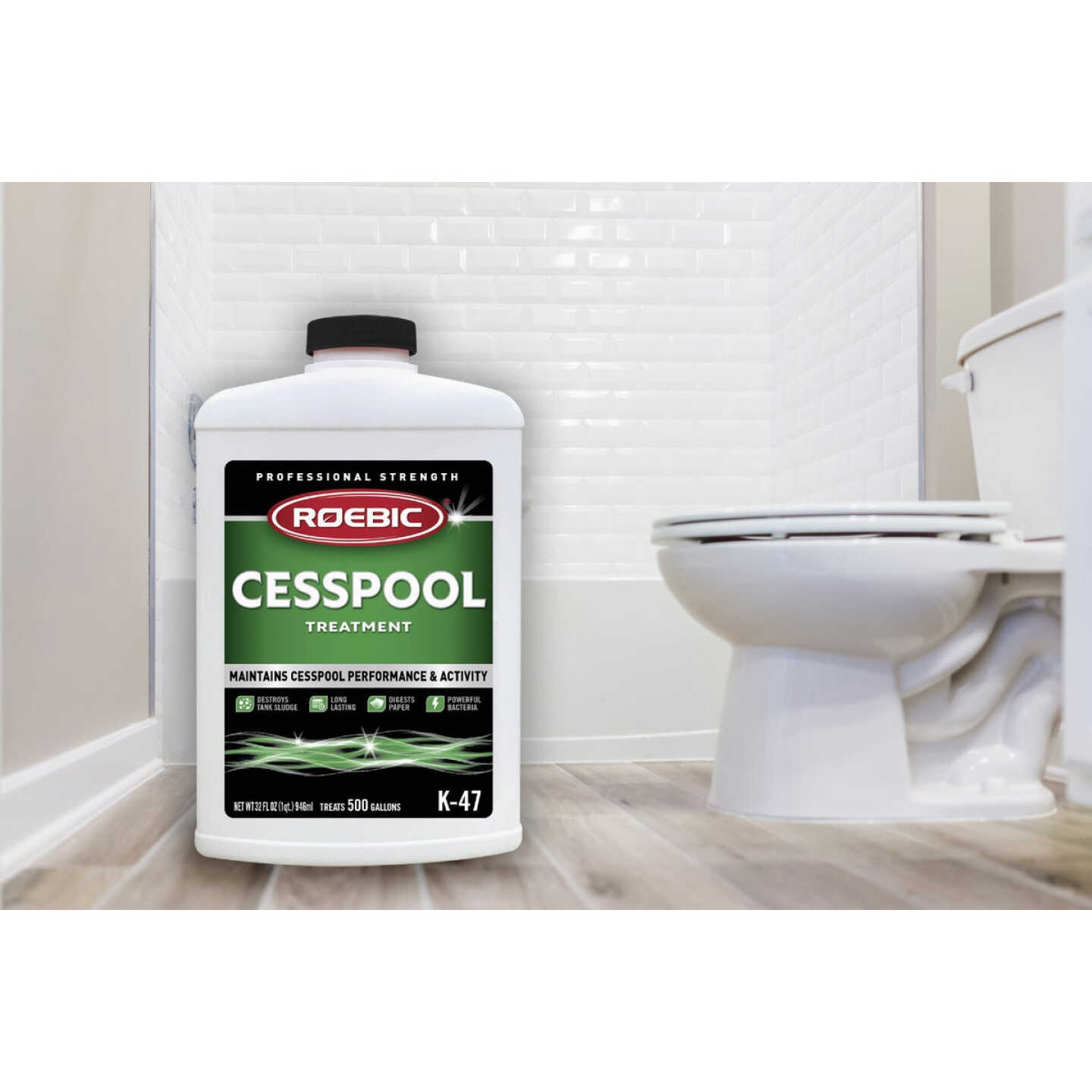 Roebic K-47 1 Qt. Cesspool and Septic Tank Treatment Image 2