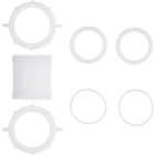 Do it Best 1-1/2 In. White Plastic Straight Extension Coupling Image 5