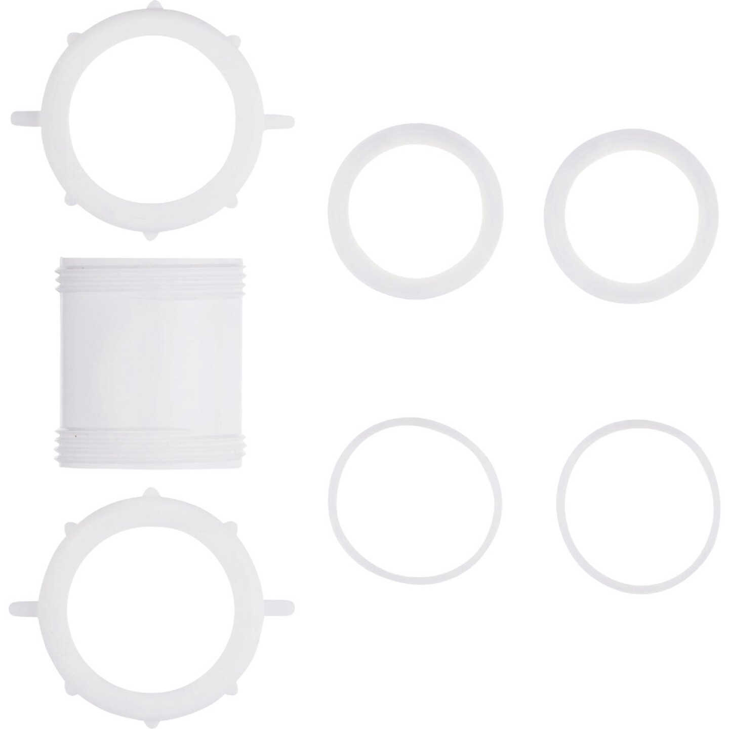 Do it Best 1-1/2 In. White Plastic Straight Extension Coupling Image 5