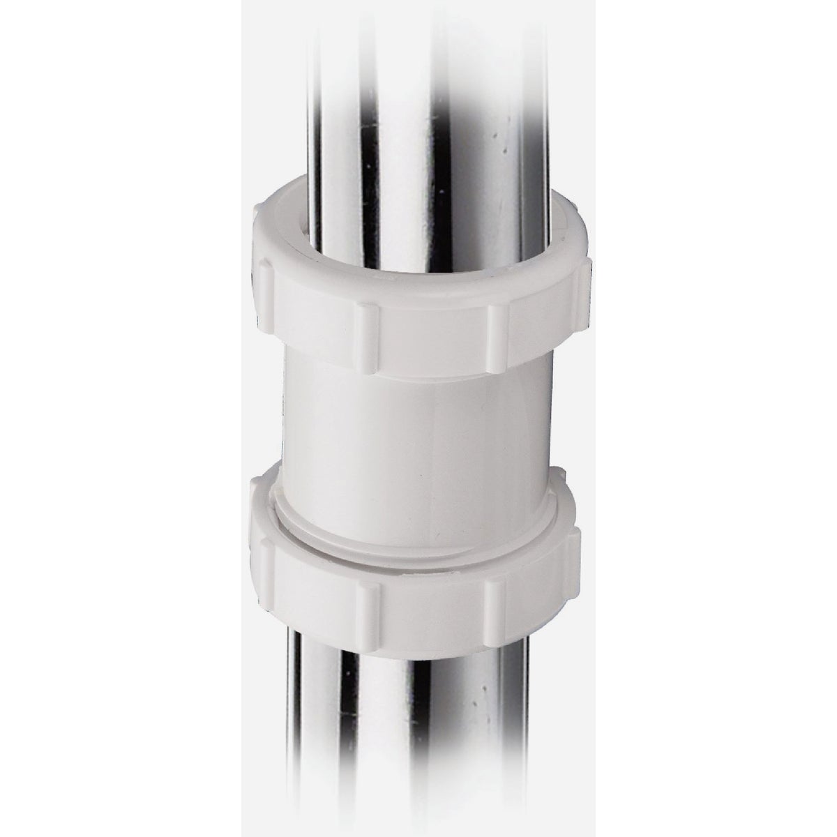 Do it Best 1-1/2 In. White Plastic Straight Extension Coupling Image 3
