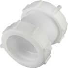 Do it Best 1-1/2 In. White Plastic Straight Extension Coupling Image 1
