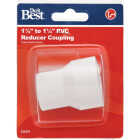 Do it Best 1-1/2 In. x 1-1/4 In. White PVC Solvent Weld Reducer Coupling Image 2