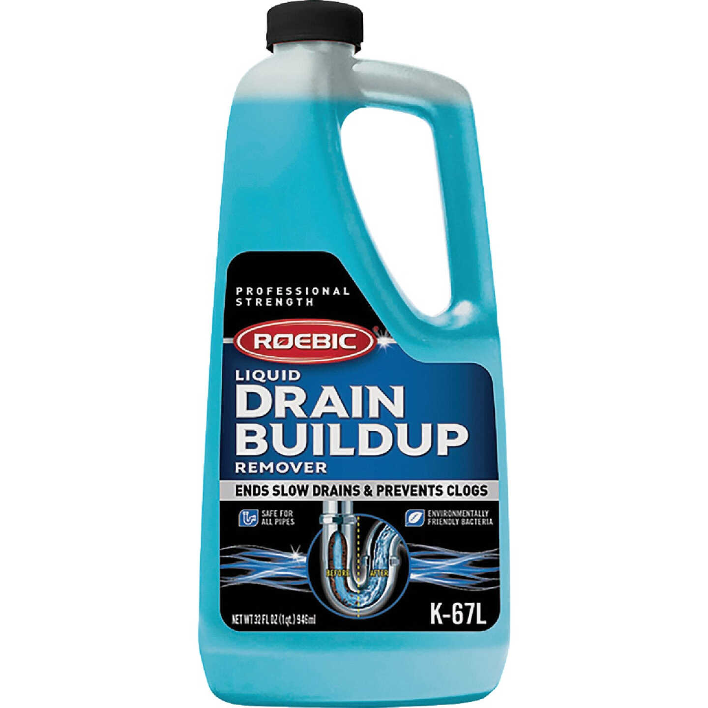 Roebic 16 Oz. Granular Drain Buildup Remover Image 1