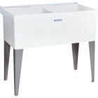 Mustee Utilatwin 38 Gallon 40 In. W x 24 In. L Double Laundry Tub Image 1