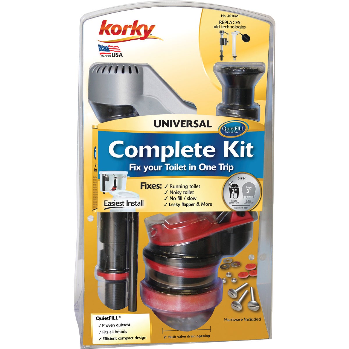 Korky Complete Universal Toilet Repair Kit  Image 7