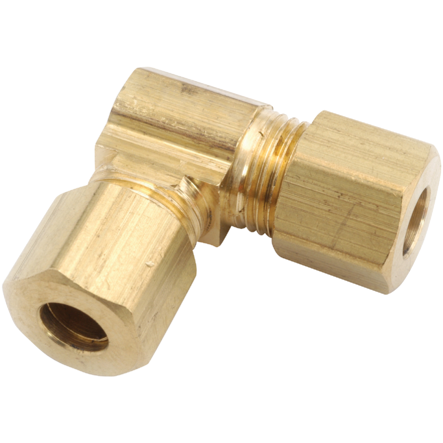 Anderson Metals 5/8 In. 90 Deg. 2-Way Compression Brass Elbow (1/4 Bend) Image 1