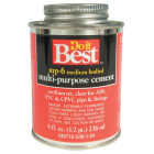 Do it Best 8 Oz. Medium Bodied Clear Multi Purpose Solvent Cement Image 1