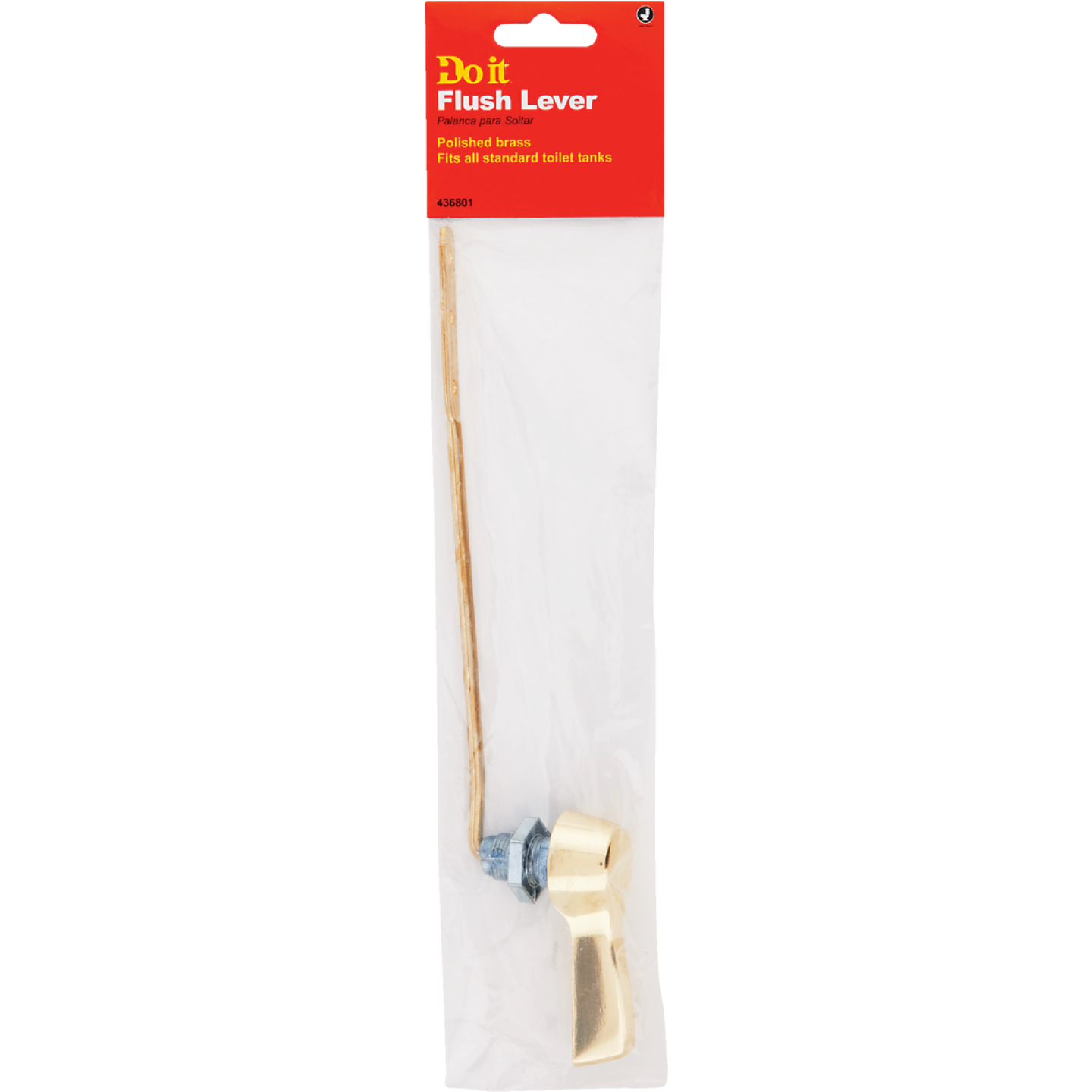 Do it Polished Brass Tank Lever with Brass Arm Image 2