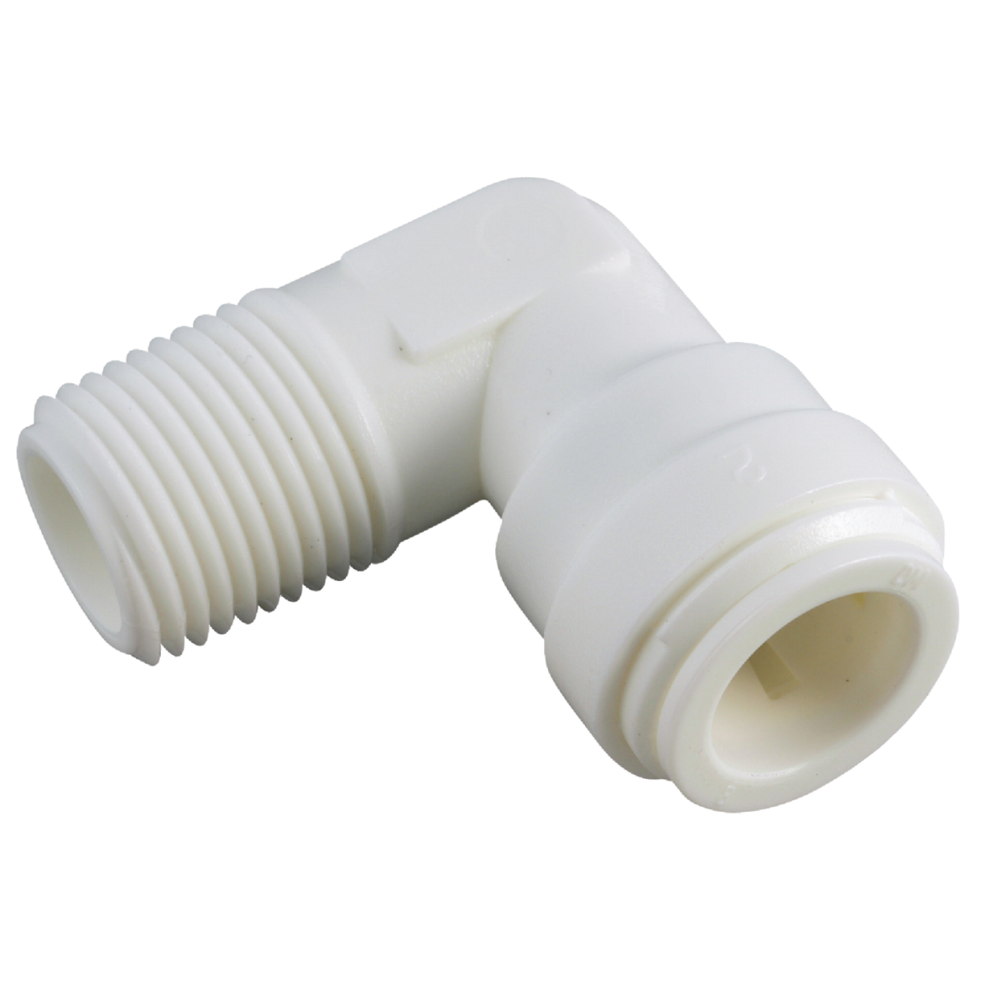 Anderson Metals 5/8 In. OD x 1/2 In. MPT 90 Deg. Push-in Male Plastic Elbow (1/4 Bend) Image 1